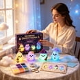 thumbnail image 2 of AURIGATE Glow in Dark DIY Bead Kit, 7.87x4.72 inch Luminous Spirit Crafts Set for Jewelry Making Halloween Gift Activity, 2 of 5