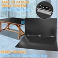 thumbnail image 6 of JERFIT 7x4ft Foldable Ping Pong Table Top for Indoor Use, Portable MDF Conversion Top with Net, Professional Mid-Size Black Table Tennis Surface, 6 of 10