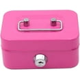 thumbnail image 1 of Caja fuerte pequeña con llave, hucha metálica portátil, hucha pequeña, caja de seguridad con cerradura y ranura, caja de seguridad con llave, hucha metálica para la recolección diaria de monedas,, 1 of 8