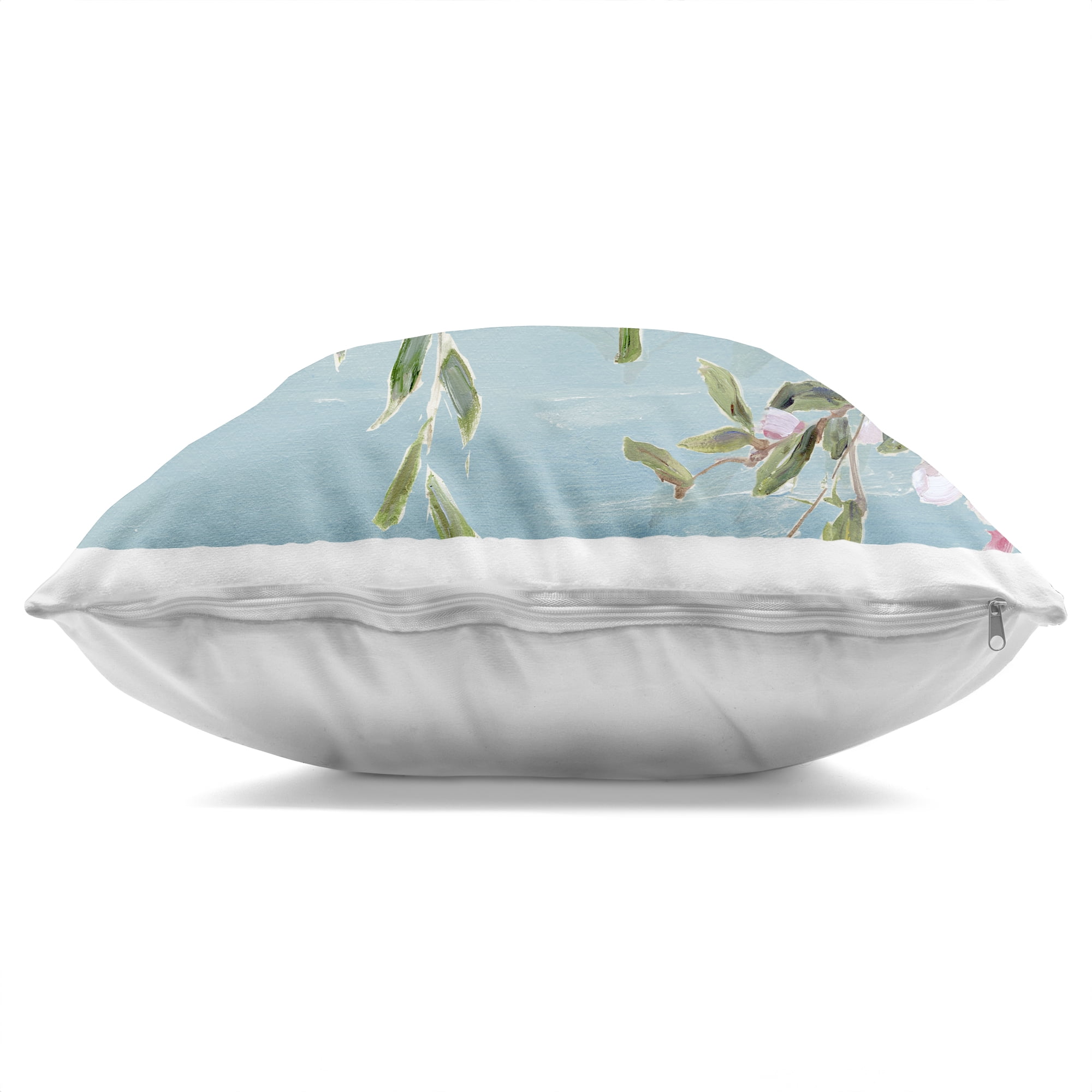 Stupell Industries Songbird Perched on Blooms Decorative Printed Throw Pillow, design by Sally Swatland, 18 x 7 x 18