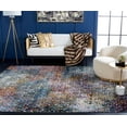 thumbnail image 3 of SAFAVIEH Aria Darrell Geometric Area Rug, Blue/Ivory, 9' x 12', 3 of 9