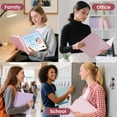 thumbnail image 7 of CTCMSP 3 Ring Binder with Dividers Tab Fits 200 Sheets of 8.5x11 Paper,1 Inch Durable Heavy Duty,Customizable Clear Cover with Inside Pockets, 7 of 7