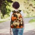 thumbnail image 6 of Lightweight Backpack Thanksgiving Pumpkin School Bag Travel Laptop Daypack for Men Women Casual Rucksack, 6 of 6