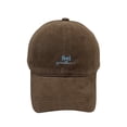 thumbnail image 2 of Only Moment Coffee Structured Baseball Hats for Men Women Cotton Super Soft Distressed Dad Hat for Men Women - Adjustable Fit with Embroidered Usa Patches One Size, 2 of 3