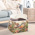 thumbnail image 5 of Storage Box With Lid 16.5x12.6x11.8In Foldable Stacked Household Storage Box Colored Oil Painting Bird, 5 of 7