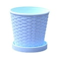 thumbnail image 2 of Huayishang Pots for Plants 1 Set Rattan Flower Pot Large Planter Mini Succulent Plants Plant Pots for Garden Vegetable Planter Pot Plant Pots Indoor Mini Planter Pots Desktop Succulents, 2 of 7