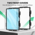 thumbnail image 2 of SEYMAC Case for iPad Pro 13 Inch M5 2025 / M4 2024, Heavy Duty Shockproof Protective Case with Screen Protector, 360&deg; Rotating Stand, Hand/Should, 2 of 8
