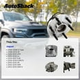 thumbnail image 3 of AutoShack Front Wheel Hub Bearing Assembly - Driver or Passenger Side for Jaguar, XF 2009-2015 XJ 2010-2019 S-Type 2000-2008 XK 2010-2015, RWD AWD L4 2.0L V6 3.0L V8 4.0L 4.2L 5.0L - 5-Lug, With ABS, 3 of 5