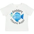 thumbnail image 3 of Inktastic Daddy's Fishing Buddy with Cute Blue Fish Boys or Girls Toddler T-Shirt, 3 of 5