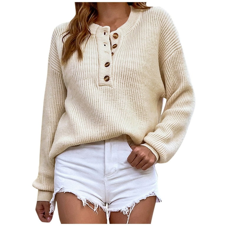 Women's Sweaters, Ropa De Invierno Para Mujer Chunky Cardigans For Women  Thin Sweaters Fall Women's Casual Fashion 2022 Long Sleeved Knitting Solid