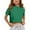 a-Green126, variant on VNKIDY Girls Tees Tops Short Sleeve Tees Stylish Shirts Everyday Wear For Young Solid Color Fashions For Kids Cute Attire To Enhance Wardrobe Leisure Tops