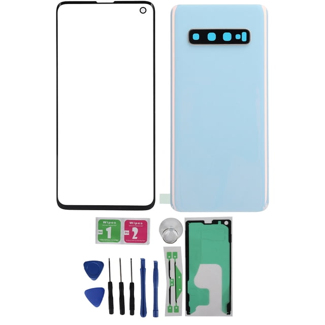 Cubierta de vidrio trasera NikouMX para Samsung S10 G973 panel de vidrio exterior