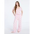 thumbnail image 2 of Joyspun Women’s Pointelle Knit Sleepwear Pants, 30'' Inseam, Sizes XS-3X, 2 of 4
