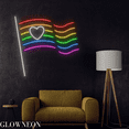 thumbnail image 2 of Glowneon Pride Flag Neon Sign, LGBT Flag Led Sign, Pride Day Decor, 2 of 5