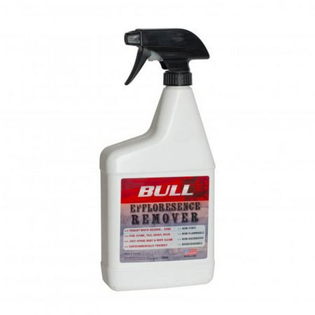 Bull 24 Oz Efflorescence Remover Spray for Tiles, Grouts, Stone, & (Best Paint Remover For Tile)