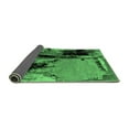 thumbnail image 2 of Ahgly Company Indoor Round Oriental Emerald Green Industrial Area Rugs, 7' Round, 2 of 4