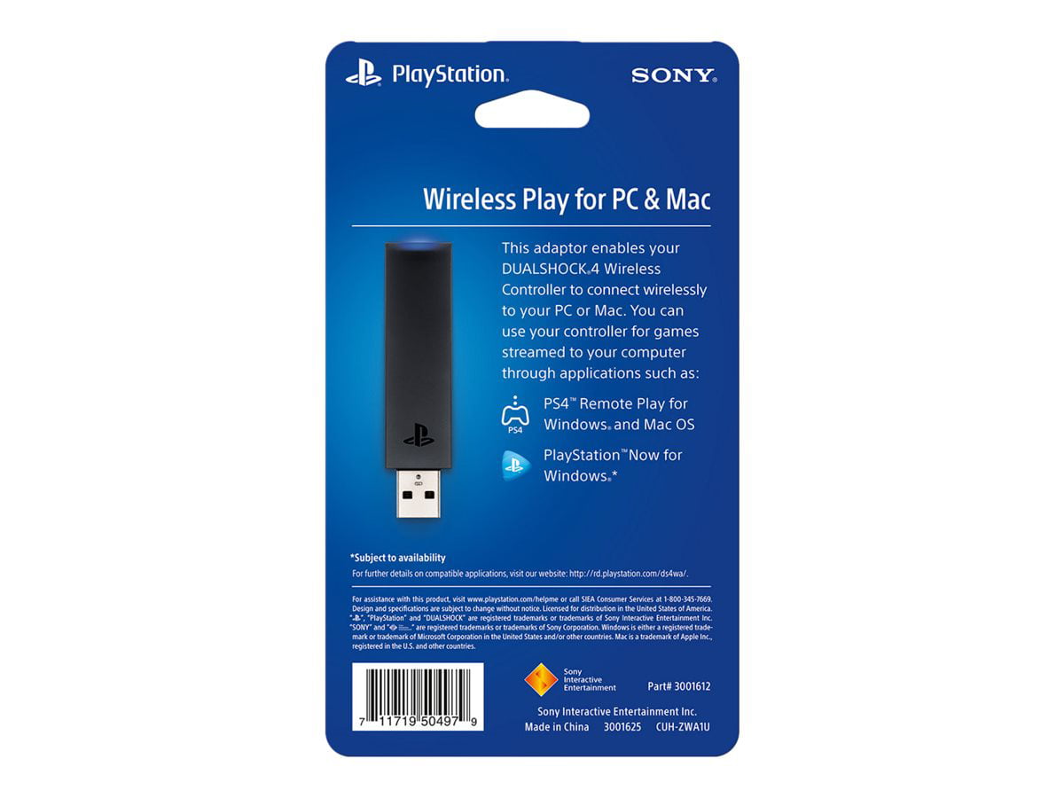 sjælden Aja svar Sony DUALSHOCK 4 USB Wireless Adapter - PlayStation 4 - Walmart.com