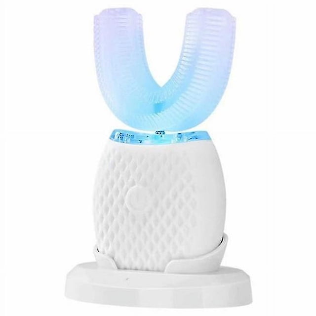 Cepillo de dientes eléctrico sónico automático con soporte de carga blanco