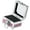 Pink, variant on Nails Drill Holder Case With 25 Slots Stainless SteelStorage Box For Manicure Tool Organization Nails Bits Organized