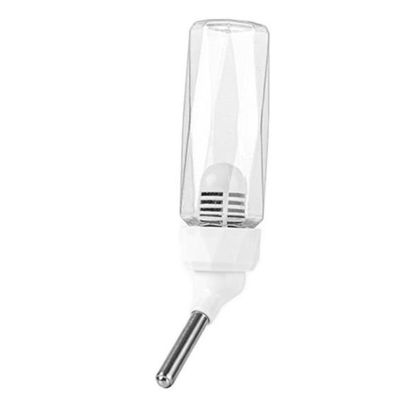 Hamster Water Bottle No-Drip 2.7oz/4.2oz Plastic Water Dispenser for Cage Leak-Proof for Rabbit Small Animals