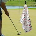 thumbnail image 4 of koolsoo Golf Towel for Golf Bag with Clip Microfiber Weave Pattern Water Absorption Wipe Glass, 4 of 9