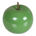 thumbnail image 1 of Figura decorativa sencilla y coleccionable con forma de manzana para mesa o escritorio. Verde pequeño, 1 of 9
