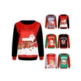 thumbnail image 2 of DYMADE Chandail en Molleton de Noël Laid à Manches Longues pour Femmes Blouse de Noël, 2 of 5