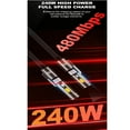 thumbnail image 6 of 240W Male Type C Charging Cable with LED Light Function for Camping, 6 of 13