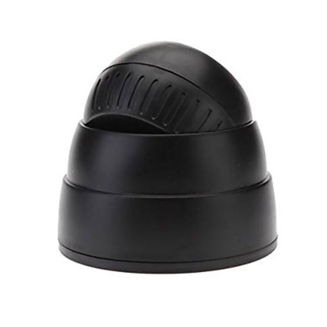 Cámara falsa de simulación de CCTV para exteriores con luz LED intermitente, cámara falsa tipo domo de seguridad para el hogar