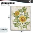 thumbnail image 4 of Stupell Industries Cottage Floral Journal Sunflower White Framed Giclee Art, 16 x 20, by Paul Brent, 4 of 8