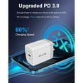 thumbnail image 2 of Usbc block,USB C Wall Charger Block,AILKIN 3Pack USB Wall Charger 20W Power Delivery Fast Charging Android Type C Charger Block,White, 2 of 7
