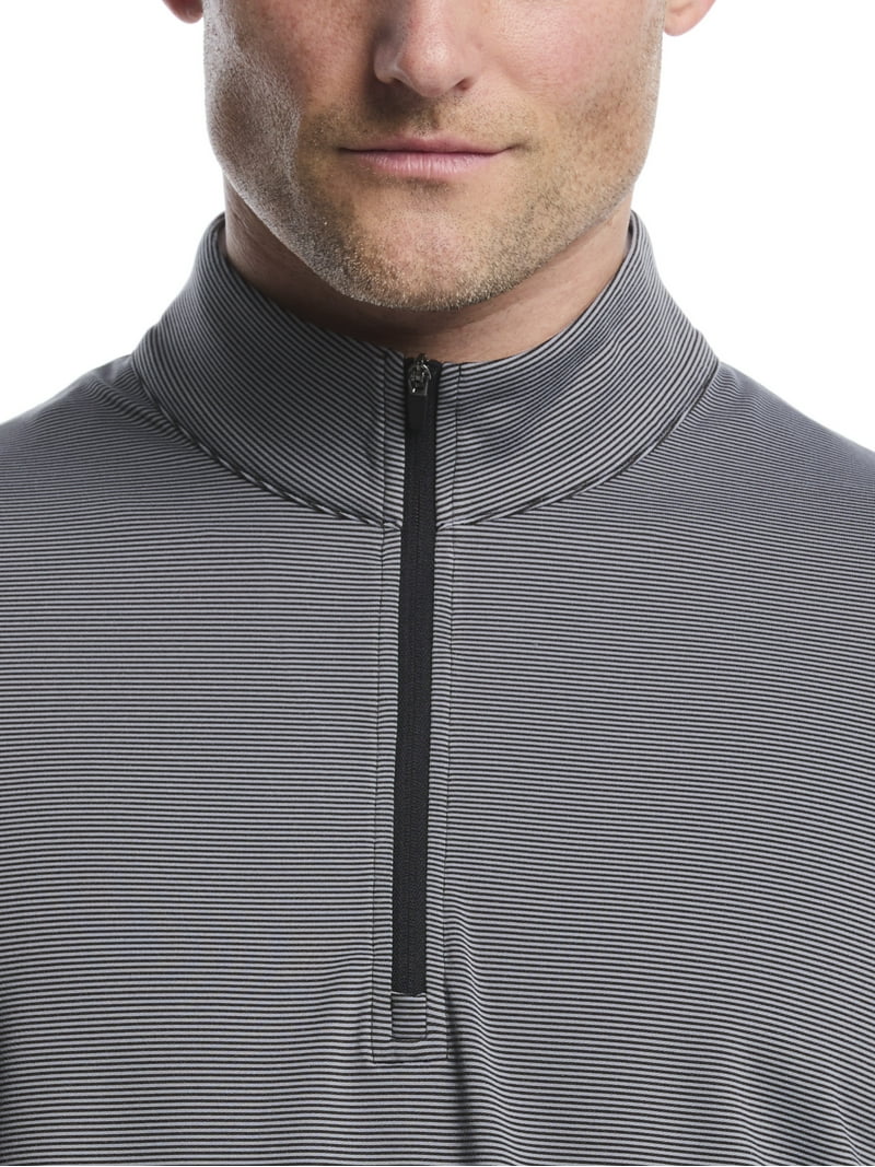 Ben Hogan Men's & Big Men's Performance Long Sleeve Feeder Stripe