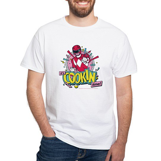 CafePress - Power Rangers It's Cookin Time Men's Value T Shirt - Men's Classic Cotton T-Shirts