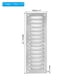 thumbnail image 2 of Cubierta de Ventilación Uxcell 12 x 4" Pantalla de Aleación de Aluminio Cubierta de Ventilación HVAC Rejilla con Persiana para Cocina Baño Pared Techo, 2 of 7