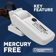 Five Oceans 12-24-32-Volts Automatic Bilge Pump Float Switch, Heavy-Duty Float Switch for Boat Bilge Pump, Mercury Free, 20-Amps Max - FO3610