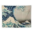 thumbnail image 5 of PRATYUS  The Great Wave Japan Tapestry, Wall Decor Art Tapestry Hanging for Living Room Kitchen Outdoor Dorm Bedroom 50x40inch, 5 of 6