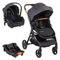 thumbnail image 1 of Carriola porta Bebé Travel System para auto - 3 en 1 - Moisés, Autoasiento y Carriola - Recién Nacidos o Hasta 15 kg, 1 of 10