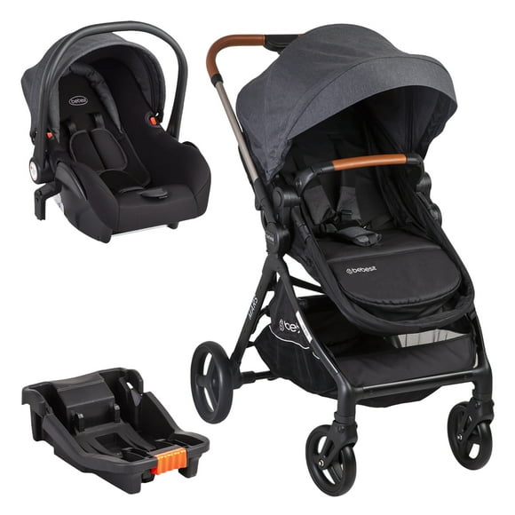 Carriola porta Bebé Travel System para auto - 3 en 1 - Moisés, Autoasiento y Carriola - Recién Nacidos o Hasta 15 kg