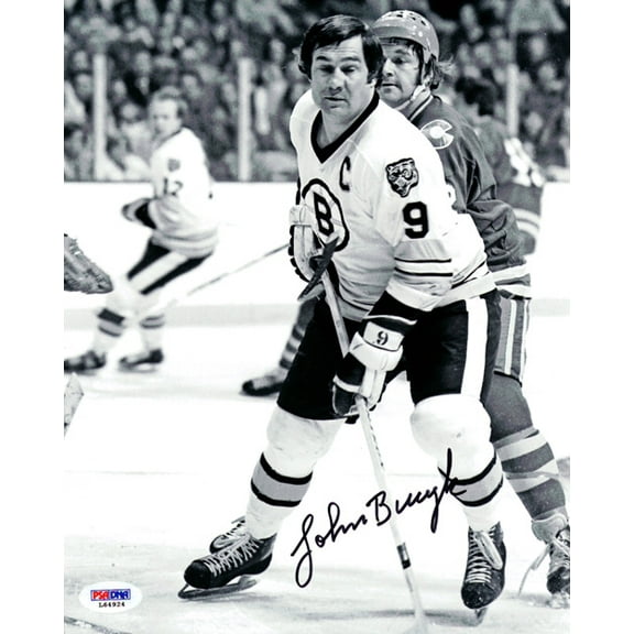 John Bucyk Autographed 8x10 Photo Boston Bruins PSA/DNA #L64924