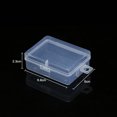 thumbnail image 2 of Portable Transparent Jewelry Box Mini Pills Parts Nails Screws Organizer Sealed Storage Case, 2 of 9