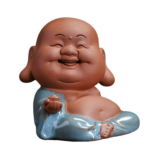 MesaSe Tea Table Decoration Eye-catching Creative Collectible Mini Monk Decor Figurine for Home