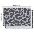 thumbnail image 5 of White and Black Of Leopard Print Summer Placemats Table Placemats Set Of 6-Linen Kitchen Washable Placemats Table Mats 11.8"x17.7"Non-Slip Heat Resistant, 5 of 5
