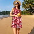 thumbnail image 3 of Defioc Ho Funny Christmas Pattern Women's Summer Dresses 2025 Beach Casual Sleeveless Tank Loose Sundress Beach Vacation Clothes with Pocket -Medium, 3 of 7