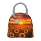 thumbnail image 1 of Fotbe Sunset Golden Sunflower Field Bolsa de Almuerzo con Estampado, Lonchera Aislada, Contenedor de Comida Reutilizable Tipo Cooler a Prueba de Fugas, 1 of 6