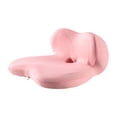 thumbnail image 1 of TISHITA Office Chair Seat Cushion Durability Multiuse Comfortable with Waist Support Pink, 1 of 8