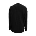 thumbnail image 5 of Women's Oversized Sweatshirt 2025 Fall Fashion Clothes Ribbed Corduroy Long Sleeve Going Out Pullover Tops 02-Black XXL, 5 of 5