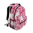 thumbnail image 5 of School Backpack Lightweight Multipocket College High Middle Student Bag 15L Clouds Cherries Star, 5 of 9