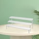 thumbnail image 4 of Acrílico Display Riser Showcase Fixtures Escalera Showcase Shelf Modelo Display Rack Toy Display Holder para Cupcake Collectibles Juguetes Muñecas Mod 3 niveles Macarena Elevadores de pantalla, 4 of 8