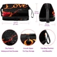 thumbnail image 5 of Travel Cosmetic Bag,Makeup Organizer & Portable Toiletry Pouch for Women & Girls Gifts, 5 of 6