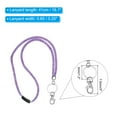 thumbnail image 2 of Uxcell Bling Keychain Lanyard Crystal Lanyard Keychain with Metal Clasp Purple, 2 of 6
